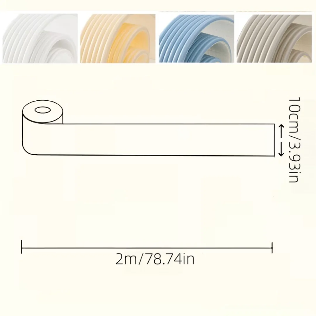 1pc Proofing Self-Adhesive Anti-Collision Foam Strip Cuttable Safety Bumper Guard for Furniture Table Wall Corner Protector