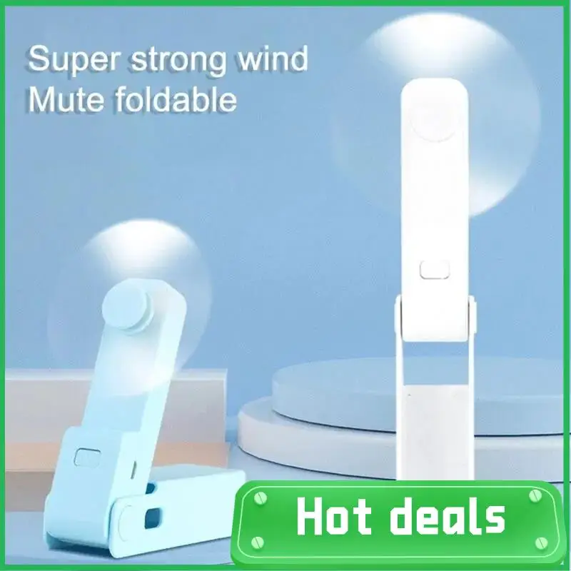 A74X-3PCS Mini Ventilador Dobrável Portátil Carregamento Eletrodomésticos Desktop Elétrico Segurar Pequeno Refrigerador de Ar
