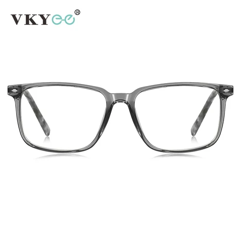 Imagen 2 del producto VICKY, gafas de lectura con diseño de marco cuadrado geométrico clásico Simple para hombre, gafas de lectura antiluz azul, prescripción personalizable LS215
