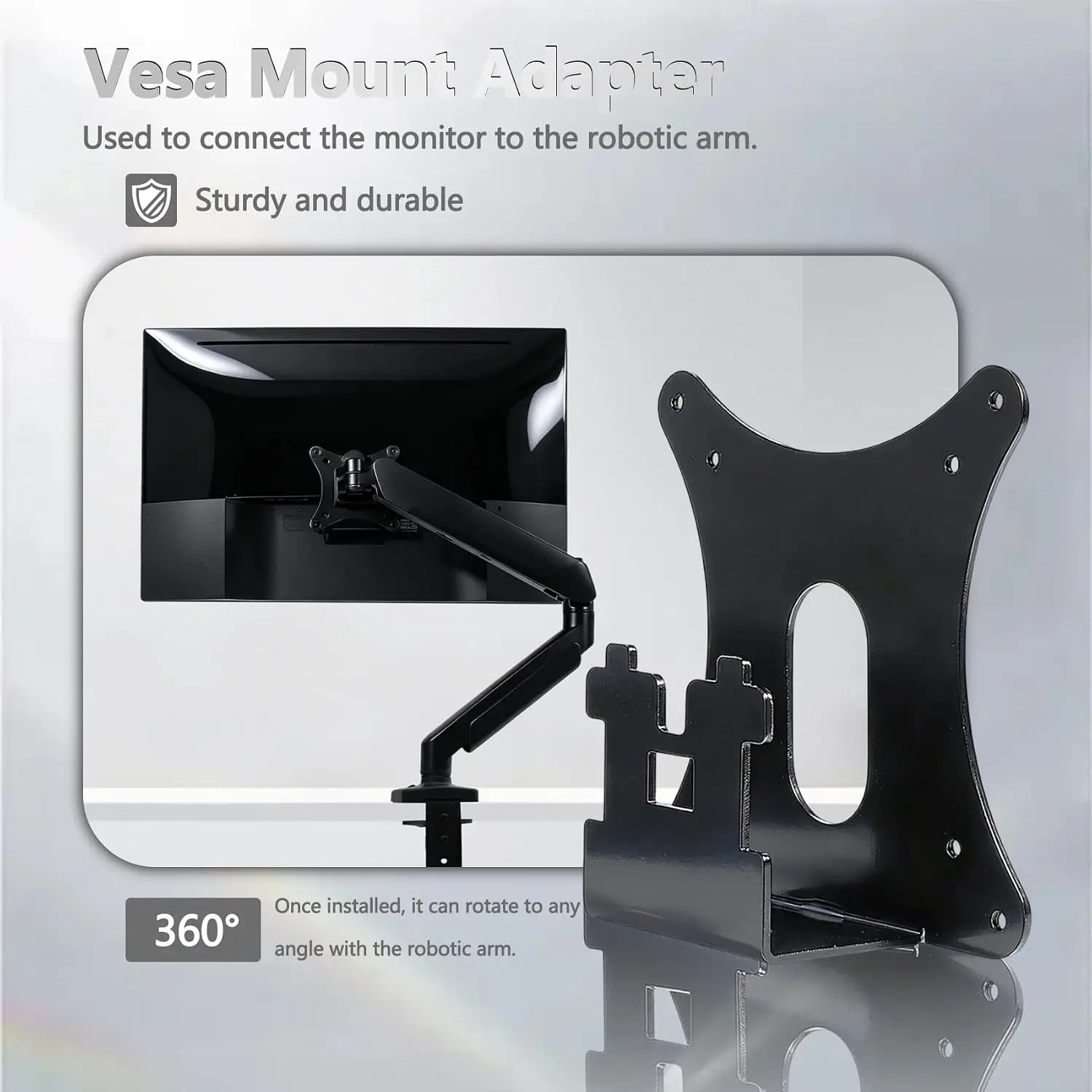VESA Adapter For DELL Monitor S2216M S2216H S2316H S2316M S2317HJ S2416H S2717Q S2817Q SE2216H SE2416H SE2717H Wall Mount view 6