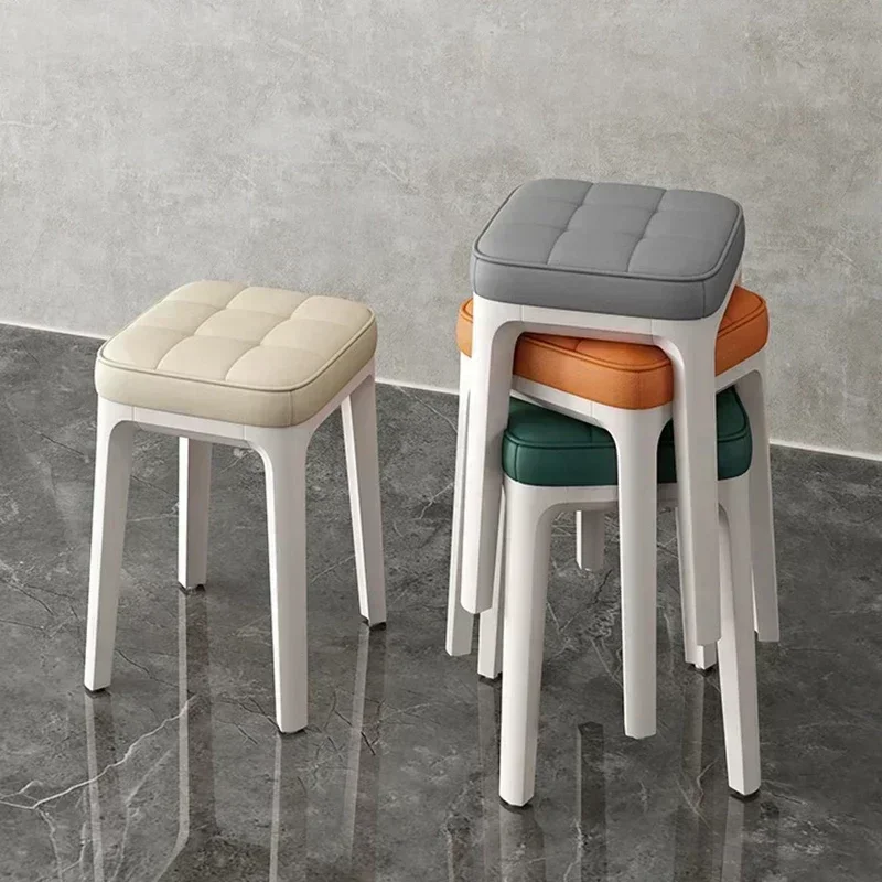 Stools Kitchen Chairs Dining Table Stool Dining Room Furniture Nordic Modern Kitchen Muebles Plastic High Chairs Living Room