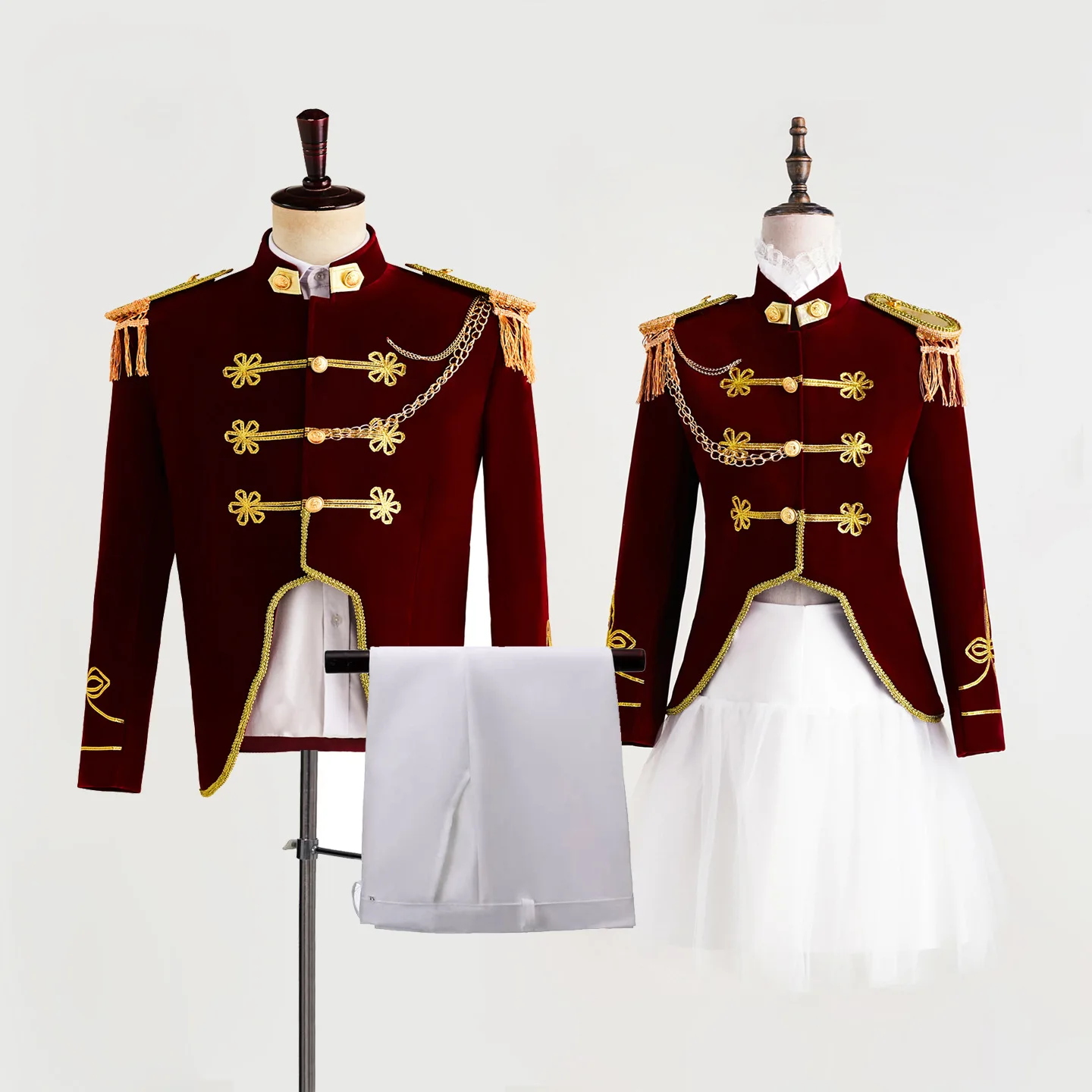 

2026 мужской модный костюм с бахромой и погонами, сценический, выступлений, военный костюм для студийного фото