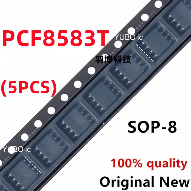 (5piece)100% New PCF8583T 8583T PCF8583 sop-8 Chipset