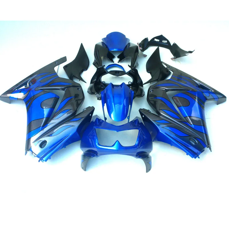 Free Custom Motorcycle parts for Ninja 250R fairing kit 2008 2009 2010 2011 2012 2013 2014 blue black set 250r 08 09 11 12 N15