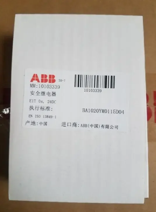 2025.4Original ABB Safety Relay Extension Module E1T 0s, 24DC 2TLA010030R0000.