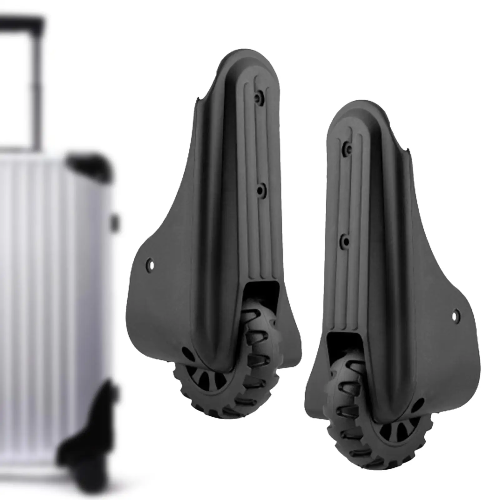 2x Luggage Suitcase Mute Wheels Durable Strong Load Bearing Repair Parts