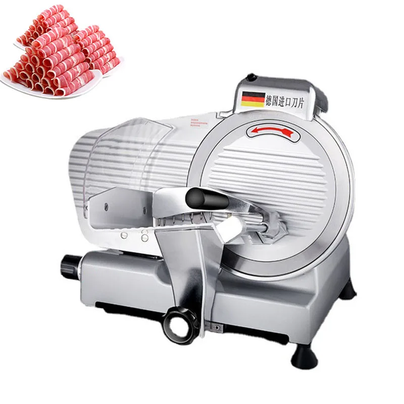 

Commercial Electric Food Slicer Meat Cutting Machine Beef Lamb Roll Bread Ham Cheese Slicer Machine