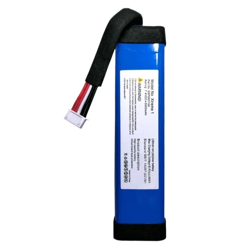 High Quality GSP0931134 Bluetooth Speaker Battery 7.4V 5000mAh For JBL Xtreme 1 Brand New Replacement Battery