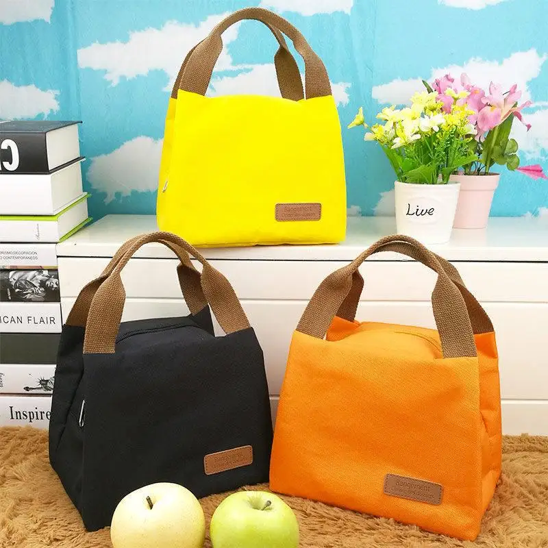 

Термосумка из утолщенной алюминиевой фольги, круглая, для обедов, переносная, для студентов, для еды, бенто-бокс, белая