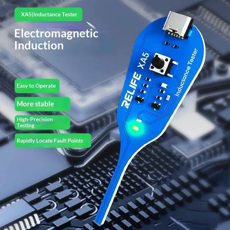 XA5 Inductance Tester Electromagnetic Induction High Precision Detection Easy Operation Strong Stability Rapid Fault Lock Type-c