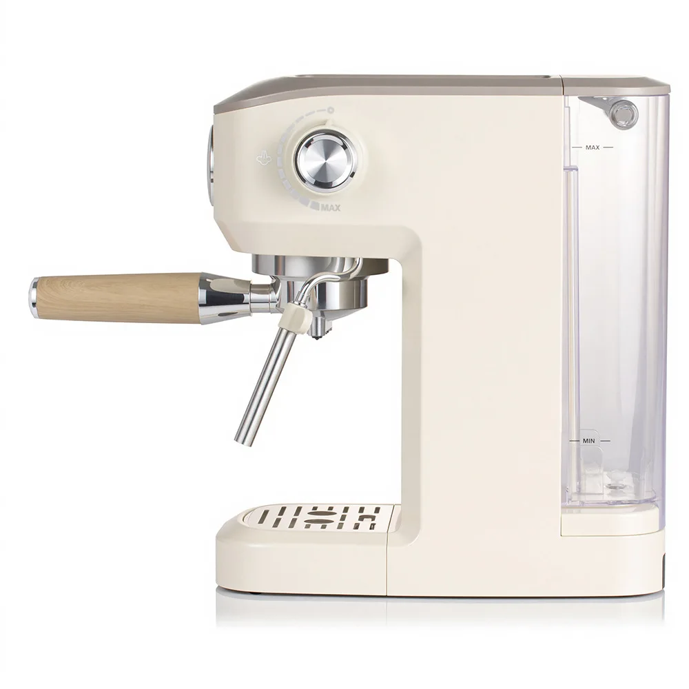 Wholesale Semi-Automatic Espresso Machine, Hot & Cold Extraction Dual Spout Coffee Maker with Milk Steam Wand