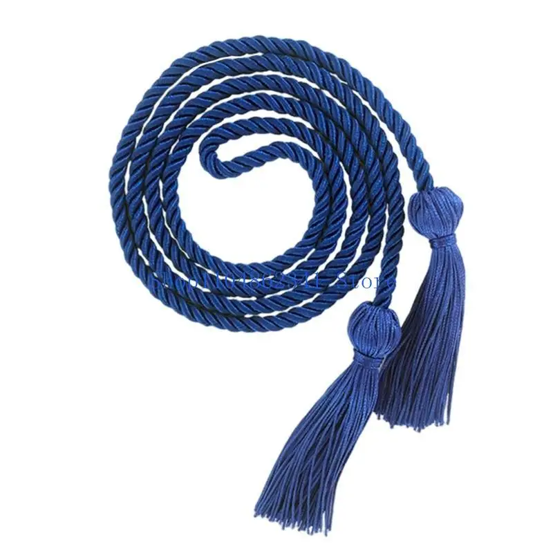 긴 술이있는 5asd 졸업 명예 코드 졸업 사진 파티를위한 졸업 코드 로프 벨트 졸업 술