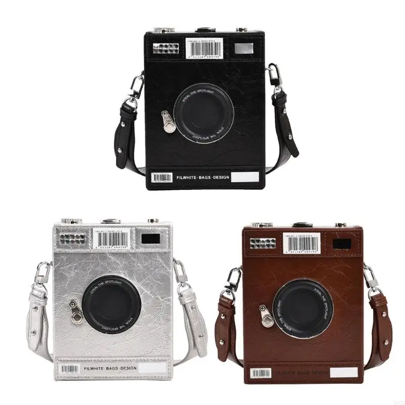 

X90D Sophisticated Evening Camera Bag Fashionable PU Box-style for Women