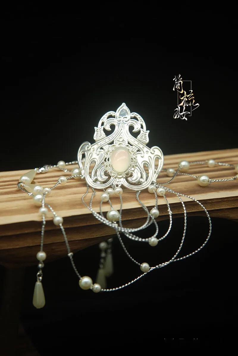 Doll Accessories Gold Crown 1/3 BJD Pearl Chain Silver Headdress Free Shipping