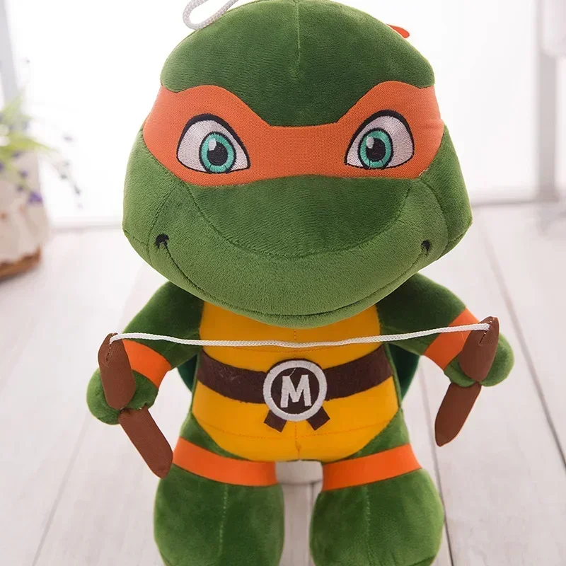 Teenage Mutant Ninja Turtles Plush Doll Toy Cartoon Donatello Mikey Raffaele Leonardo Figure Stuffed Toys Cute Gifts