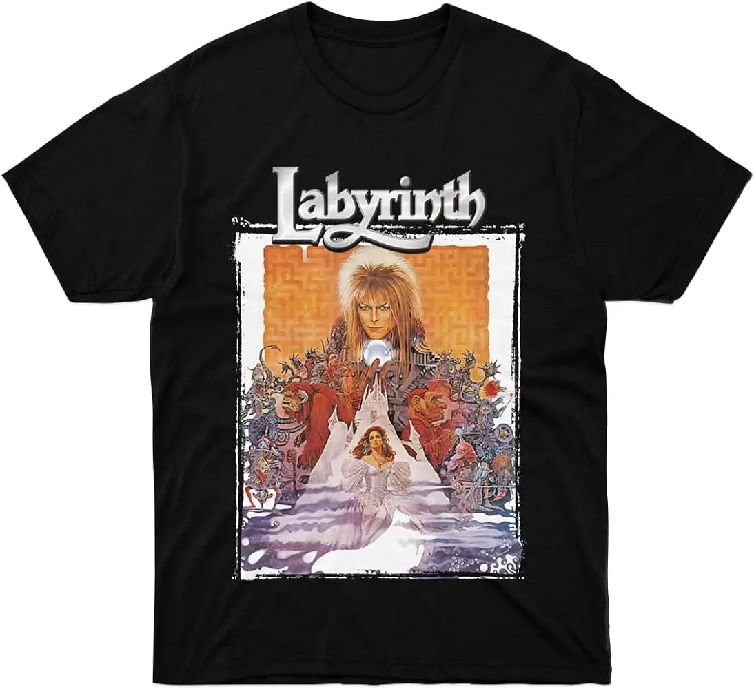 T-Shirt Labyrinth Friend Shirt Sleeve Unisex Family Girl Boy Women Gift for Men Multicoloured