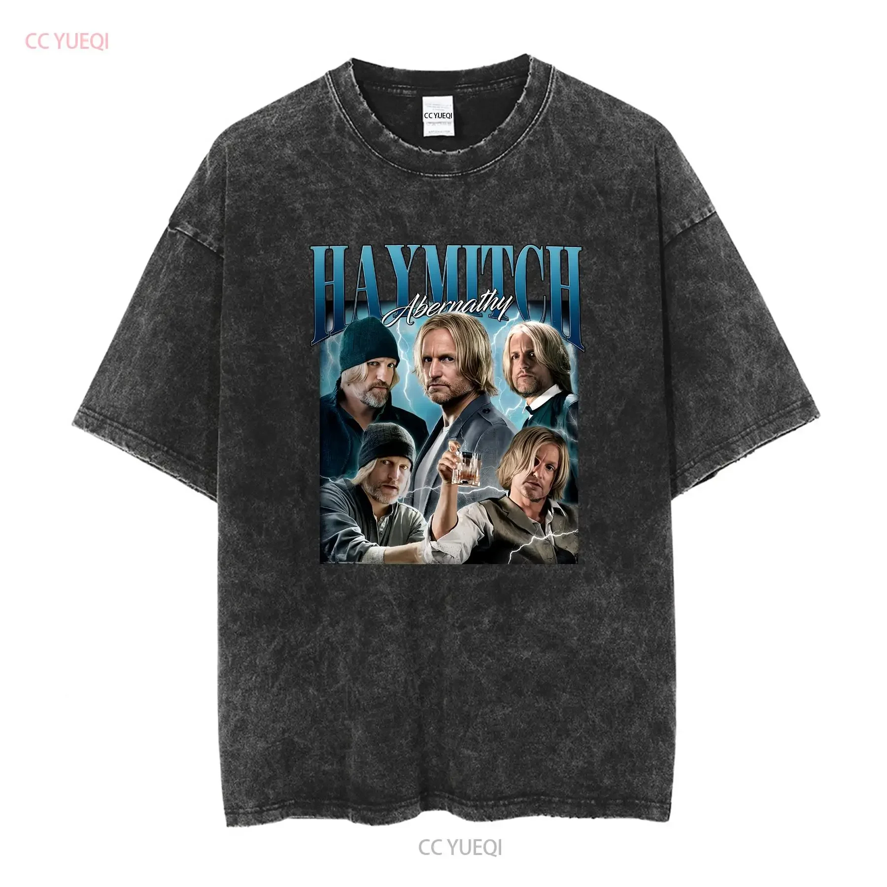 Haymitch Abernathy Vintage T Shirt For Woman and Man Sunrise on the Reaping Hunger Games Fan long or short sleeves vintage