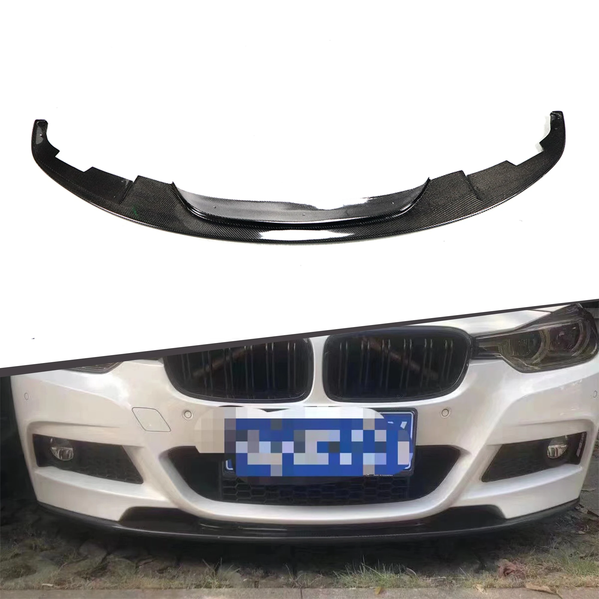 

Modification Hot Sales Carbon Fiber Body Kit JP Type Front Bumper Lip Fit for F30