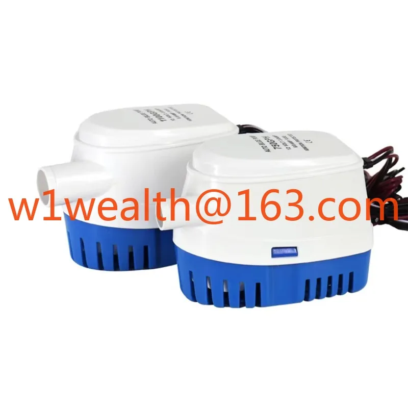 Submersible Small Boat Bilge Pump 12v 750GPH Auto with Float Switch 3/4 Inch (19mm) Outlet Dia  Bilge Pumps for Boats