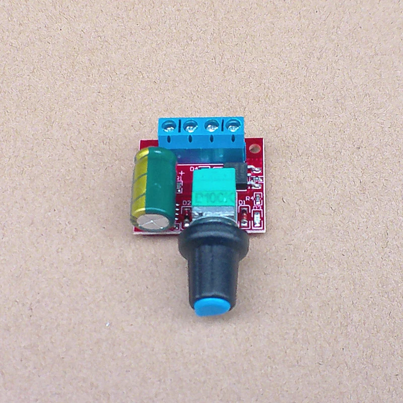 Mini PWM DC Motor Drehzahlregler Modul 5V-35V Einstellbarer Regler Steuerregler Schalter