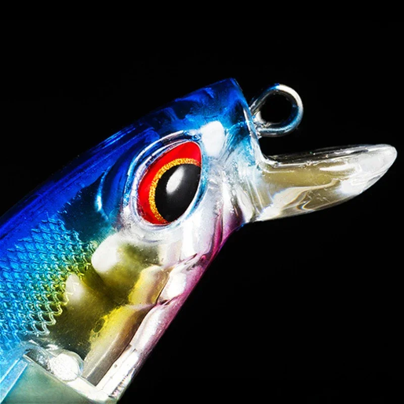 

1Pcs 3D Eyes Luminous Minnow Fishing Lures 7CM 10.4G Jig Sinking Wobblers Hard Bait Artificial Crankbait Night Fishing Pesca