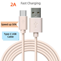2023 Pink Usb To Type C Cable For Samsung Huawei 2a Fast Usb Charging Type-c Charger Data Cable For Xiaomi Redmi Usb C Cable