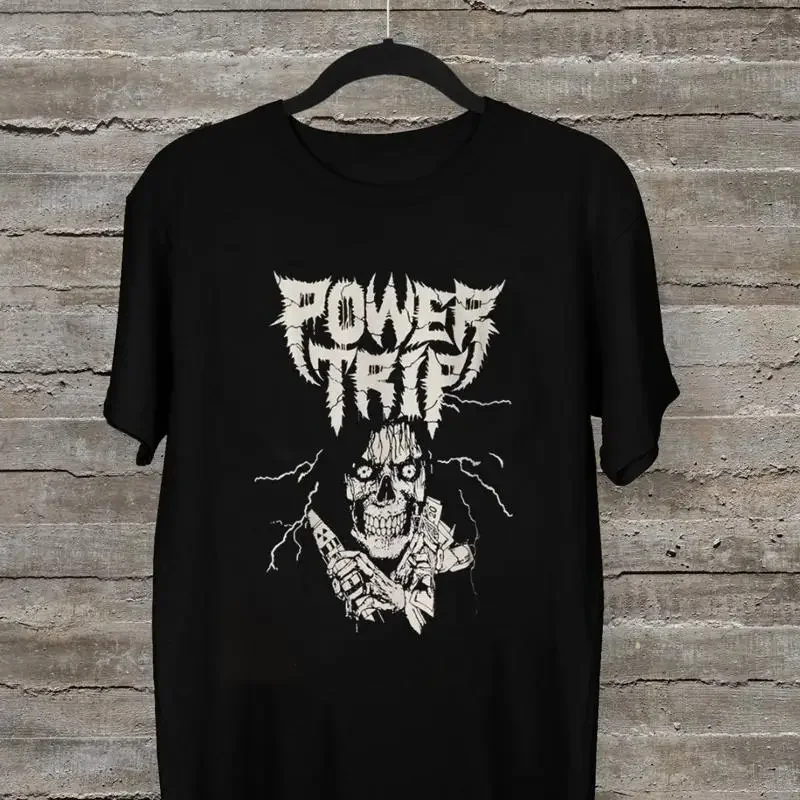 Power Trip Band  Black Size S 2345Xl T Shirt AH1249