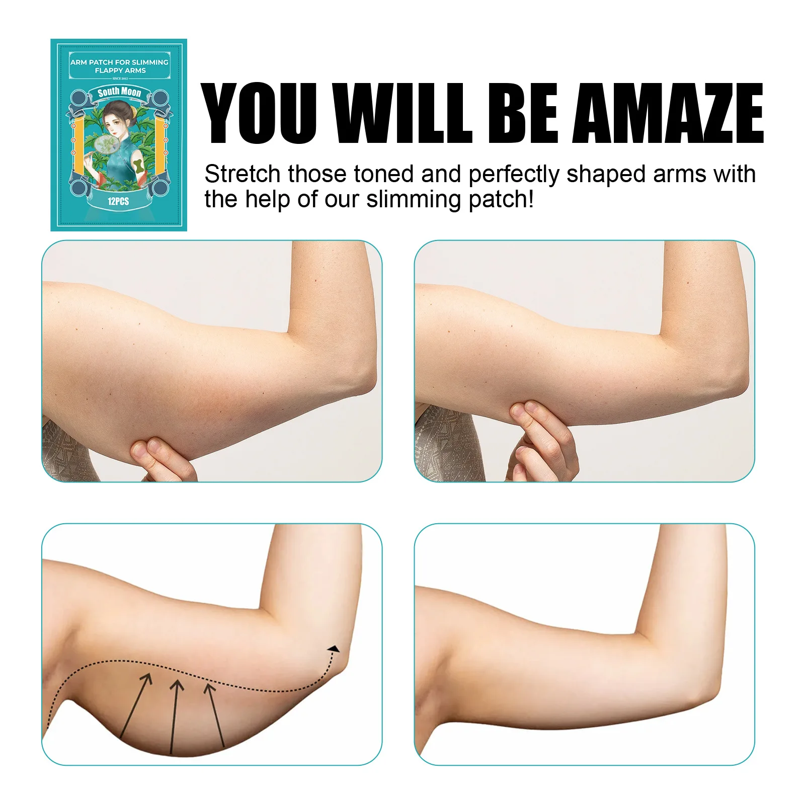 Thin Arm Patch Herbal Slimming Legs Cellulite Removal Fat Burning Anti Sagging Firming Body Massage Shaping Weight Loss Stickers