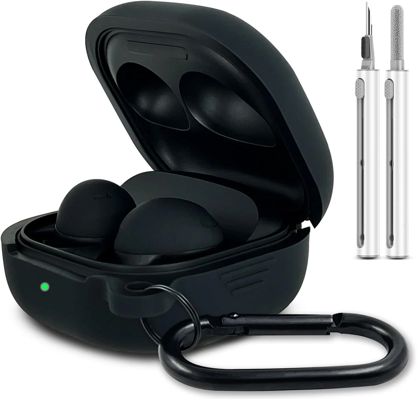 CEYYOR Case Compatible with Samsung Galaxy Buds 2 Pro, 2, Live & Pro SM-R510 Earphone Charging Case with Cleaner Kit