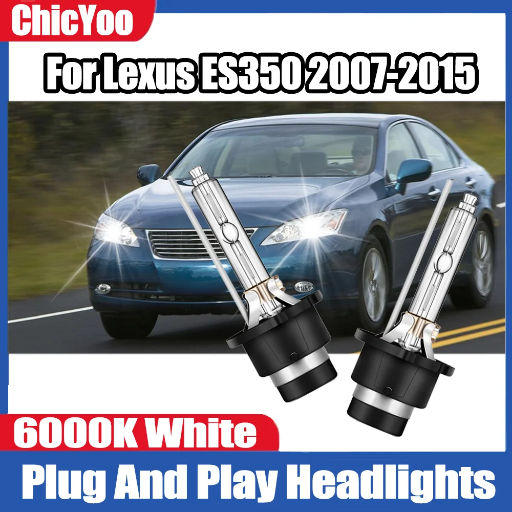 

2 шт., 6000K, белые ксеноновые фары HID, 20000LM, высокая мощность, 35 Вт, ксеноновые лампы, 12 В, 24 В, Plug and Play, для Lexus ES350 2007-2015 гг.