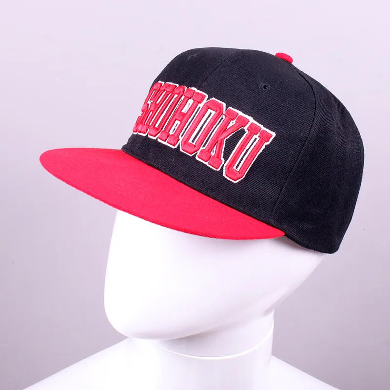 Gorra de béisbol deportiva Shohoku para hombres y mujeres, sombreros de sol bordados casuales ajustables, visera de Color sólido, Cosplay de Anime, Primavera