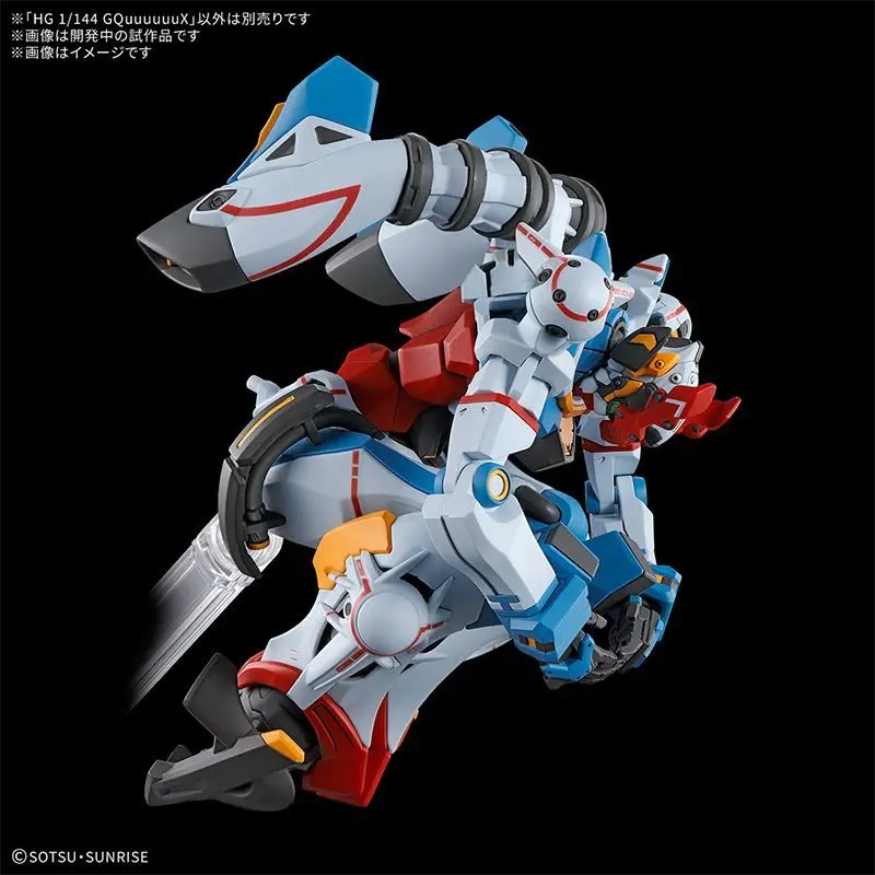 In Stock Genuine Bandai Gundam Model Kit HG 1/144 gMS-Ω GQuuuuuuX Anime Action Figure Collection Assembly Model Boys Toys Gifts