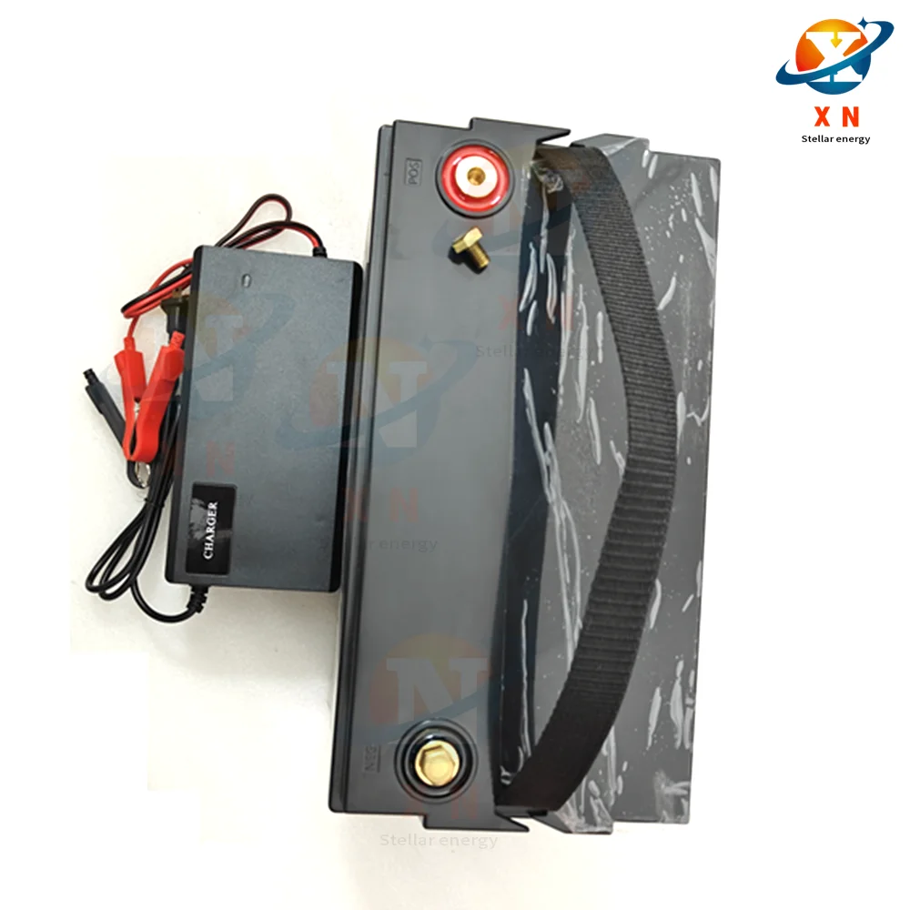 24V 80Ah Lifepo4 Battery Pack For Energy Storage System UPS EV Scooter Motor Home Golf Trolley Solar Street Light+10A Charger