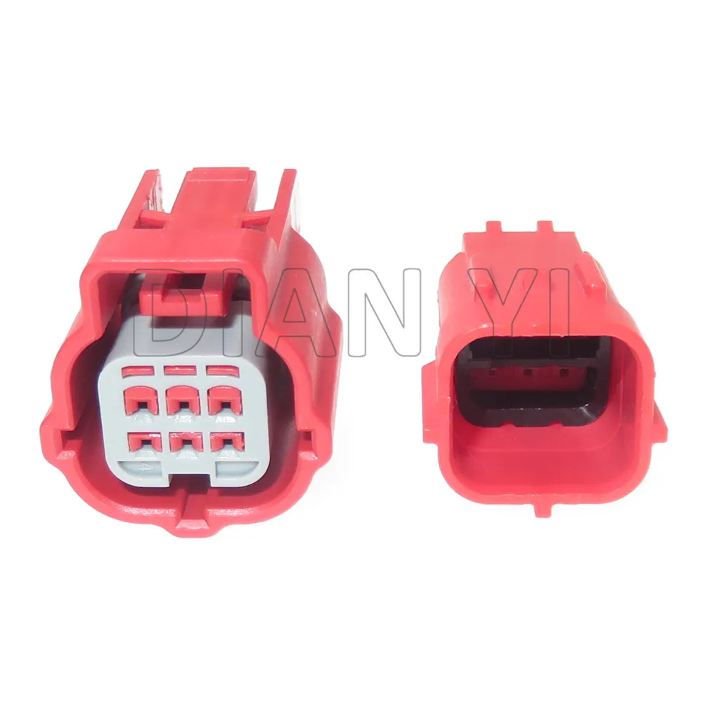 Conector de corriente baja para coche, 1 Juego de 6 vías, con Cables MWTRB-06-1A-R, Conector de Cable de diagnóstico OBD automático, MWTPB-06-1A-R