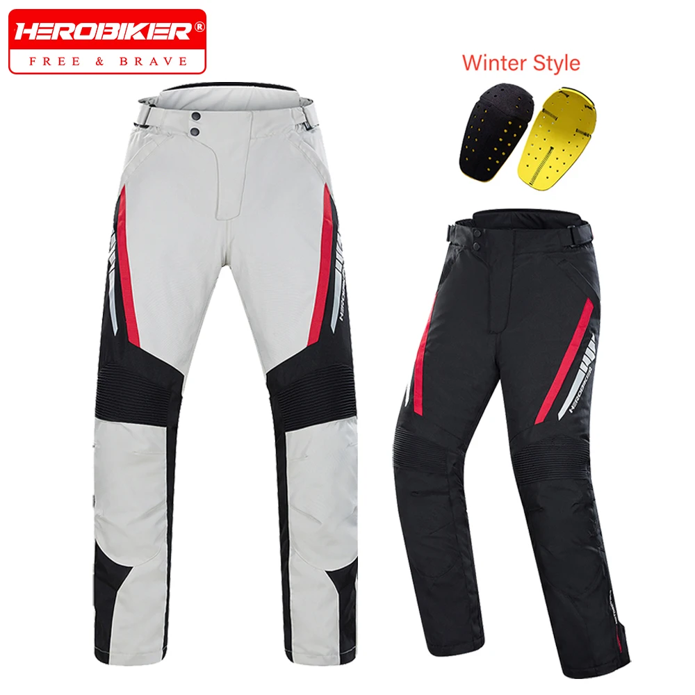 Jaket Motocross Tahan Air Pria Jaket Motor Pria Jaket Balap Celana Motor yang Dapat Dipakai Pakaian Moto dengan Perlindungan EVA