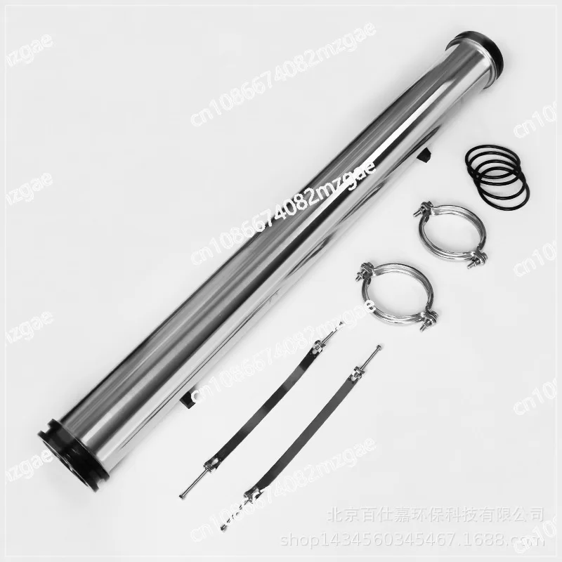 

4-дюймовый корпус мембраны RO Корпус из нержавеющей стали Оборудование для обратного осмоса санитарного класса 4040, универсальная торцевая крышка