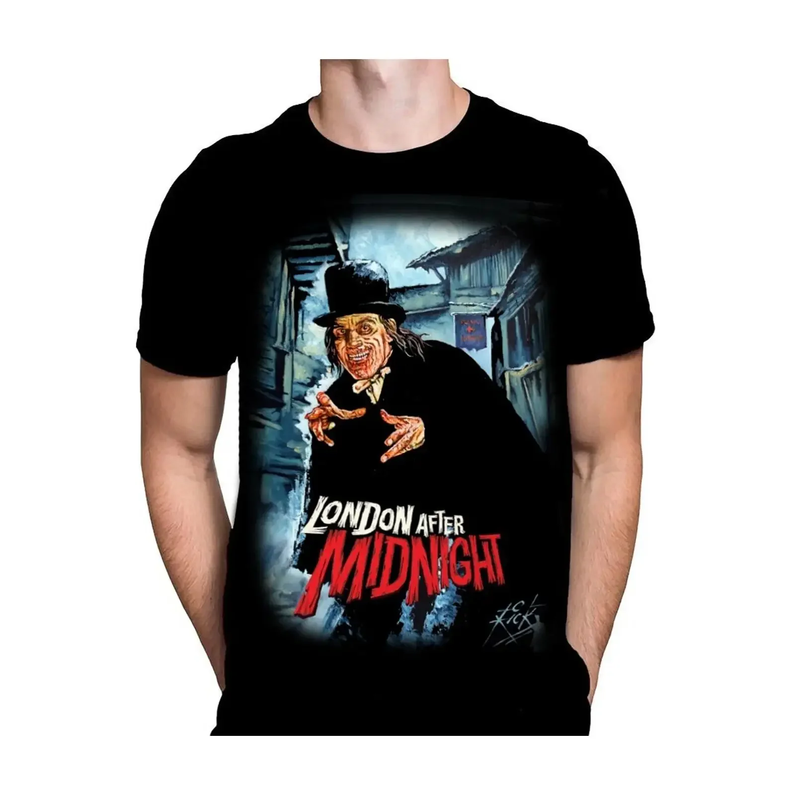 London After Midnight T Shirt Sizes S 5XL Classic Horror Lon Chaney vintage Washed graphic Versatile Slightly Stylish