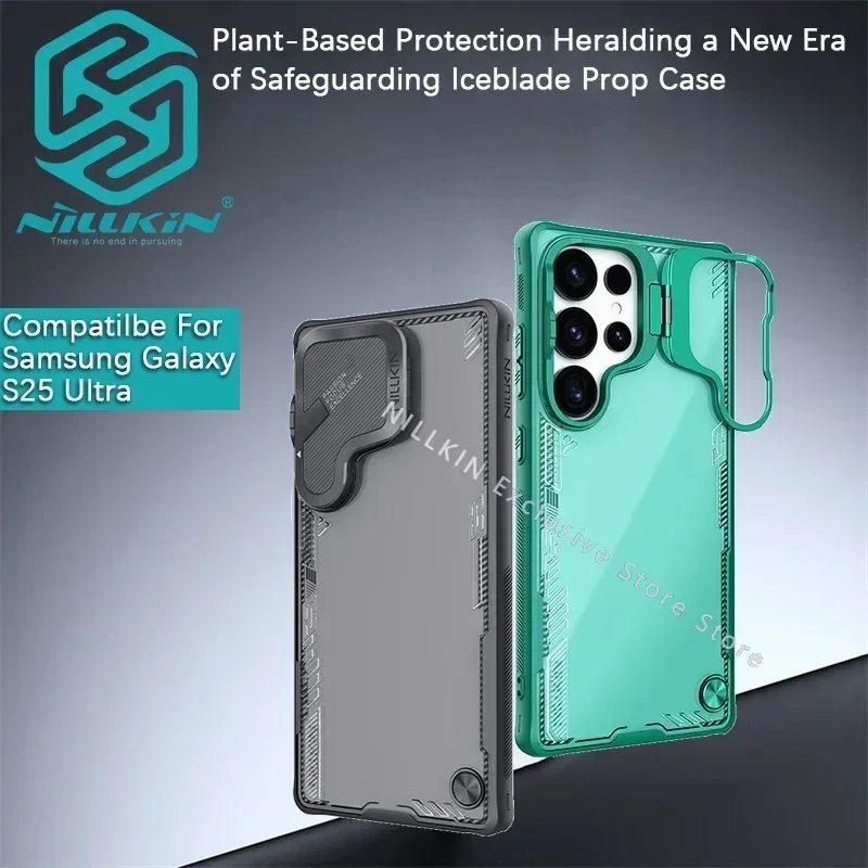 Чехол Nillkin для Samsung Galaxy S25 Ultra, чехол lceblade Prop, кронштейн для крышки объектива, защитный чехол для телефона S25 Ultra 5G Чехол Nillkin для Samsung Galaxy S25 Ultra, чехол lceblade Prop, кронштейн для крышки объектива, защитный чехол для телефона S25 Ultra 5G