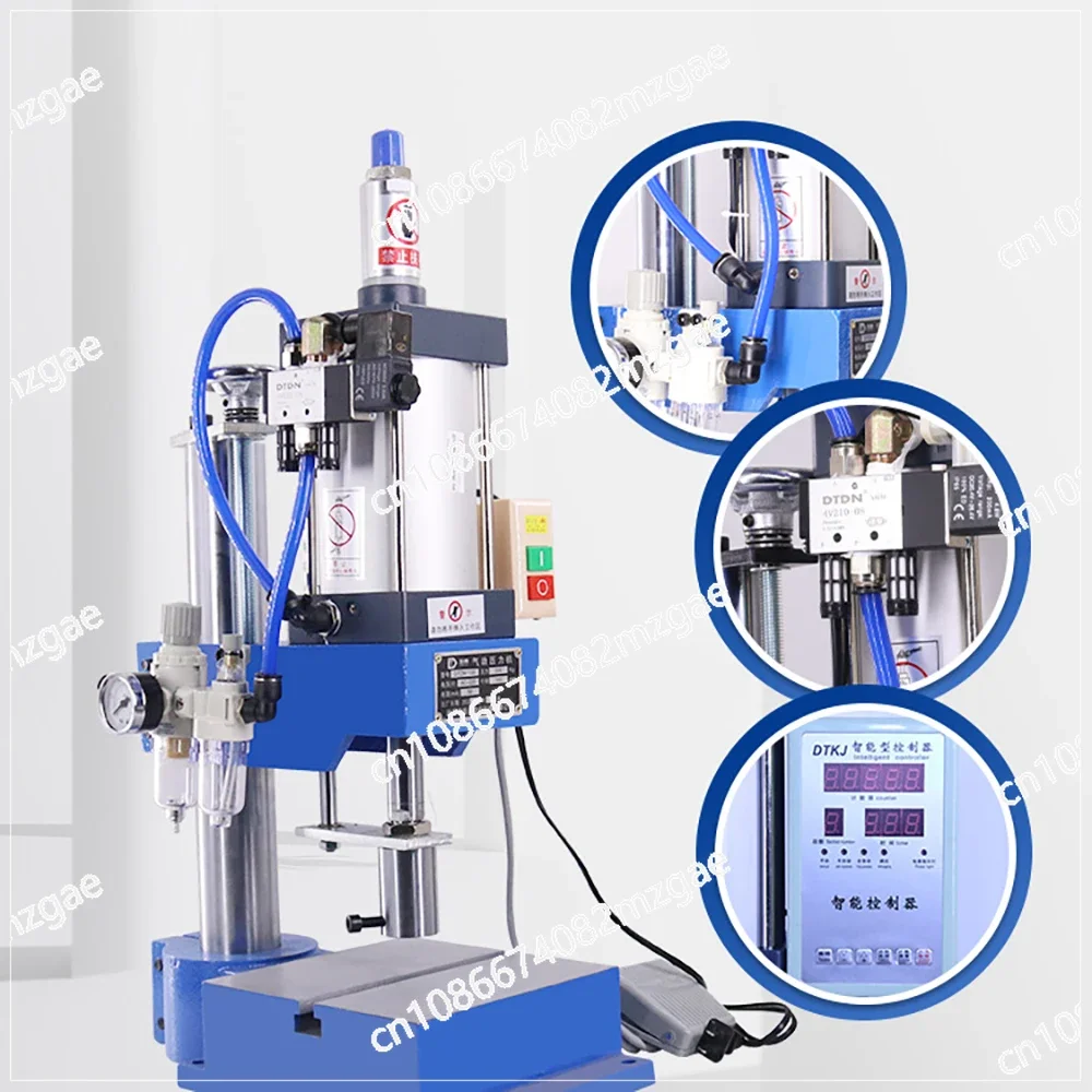 DT-63 Bench Press Small High Precision Riveting Machine Pneumatic Punching Machine 200kg Single Column Riveting Machine