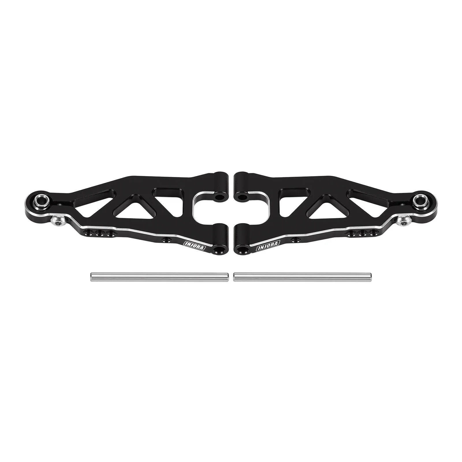 INJORA Aluminum Front Lower Suspension Arms for 1/16 ARRMA MOJAVE GROM 1/12 Losi Nascar