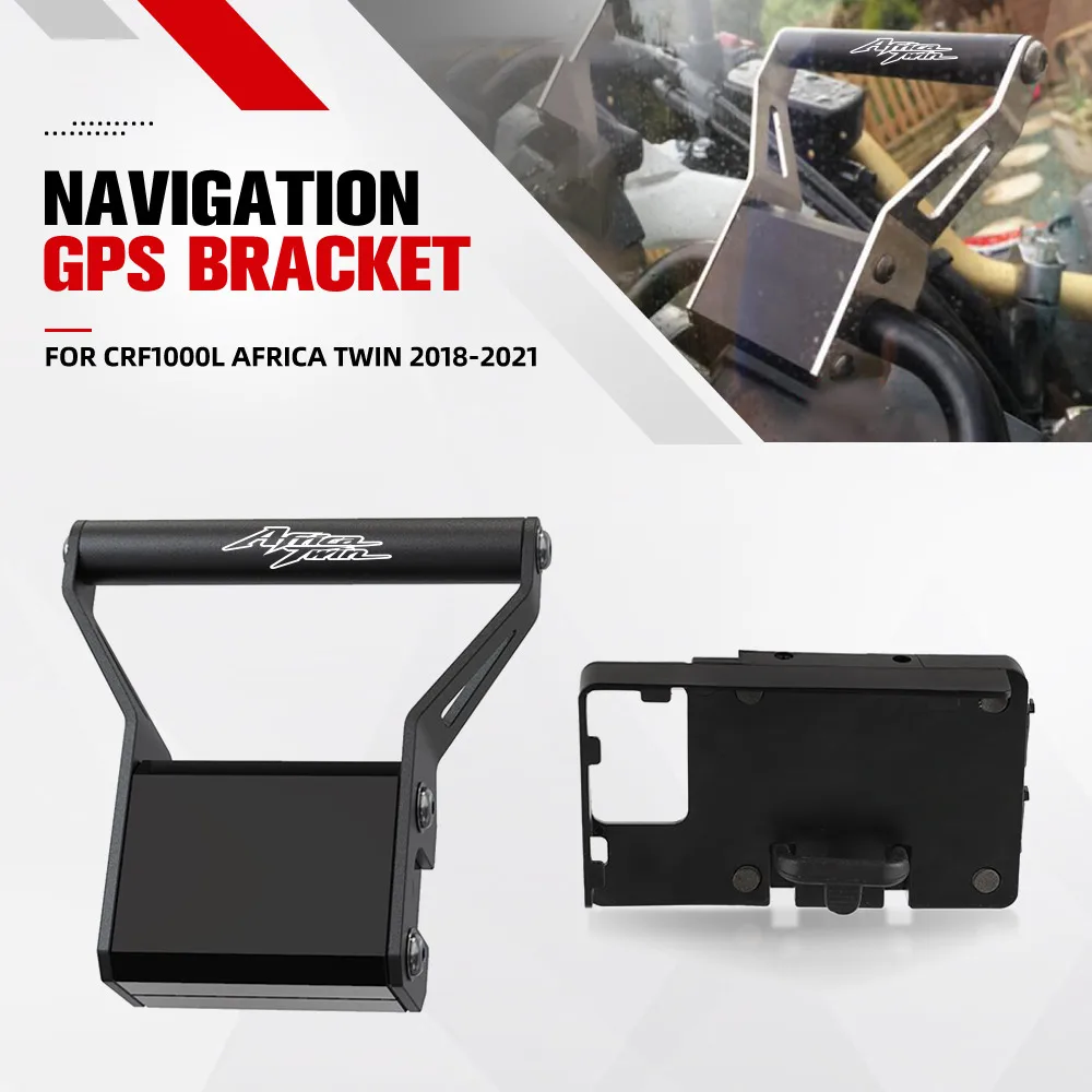 

For Honda CRF1000L Africa Twin 2018-2020 2021 Motorcycle accessories Navigation Bracket GPS Navigator USB Charging Phone Holder