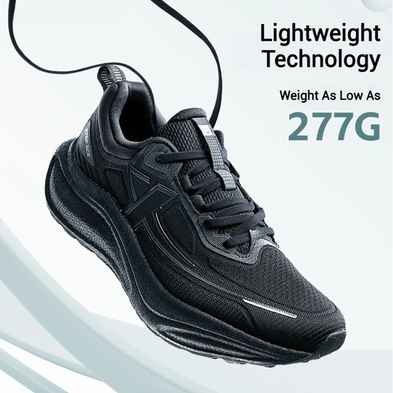 Xtep VOZMAX Running Shoes For Men 2024 Winter Breathable Sports Shoes Shock Absorption Sneakers 876419110005