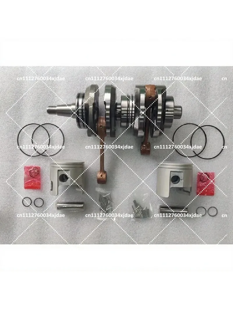 Crankshaft Connecting Rod Piston Assembly for 40HP 2 Cylinder Outboard Motor Engine 6H2 6H3