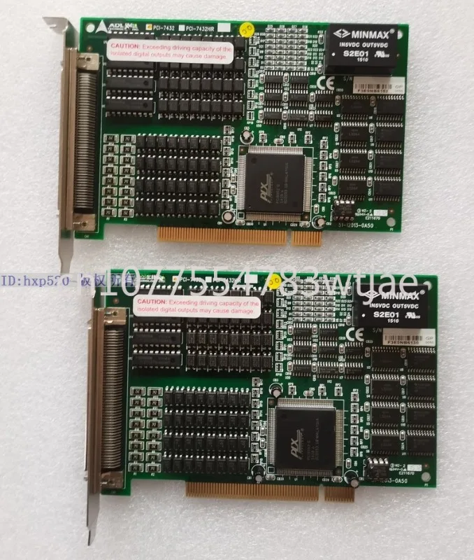 PCI-7432 New 64-channel isolated high-speed digital IO card PCI-7432HIR in stock