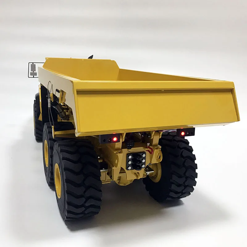 A40G zdalnie sterowana ciężarówka 1/14 wciągarka hydrauliczna 6x6 Model ciężarówki metalowa wywrotka modelowa zabawka dla chłopca zdalnie sterowanym