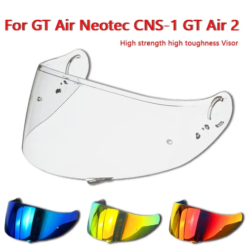 Visera de casco para GT Air Neotec CNS-1 GT, visera de aire para casco de motocicleta, visera de lente, protección UV antiarañazos