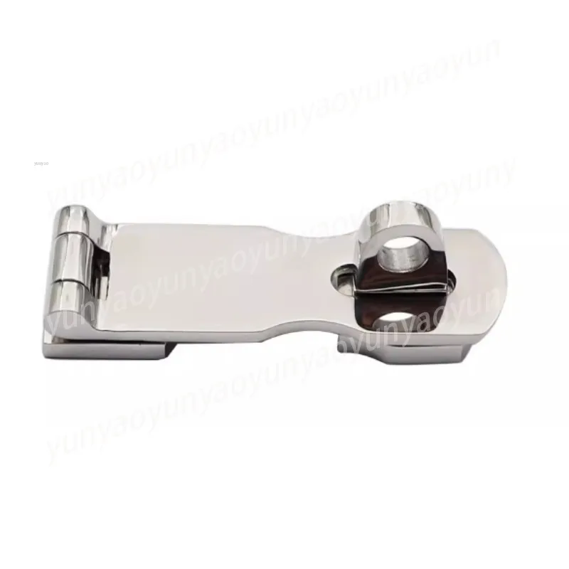 316 Marine Stainless Steel Hasp Lock, Rotating Padlockable Latch for Yacht Boat Hardware, Heavy Duty Door Hasp