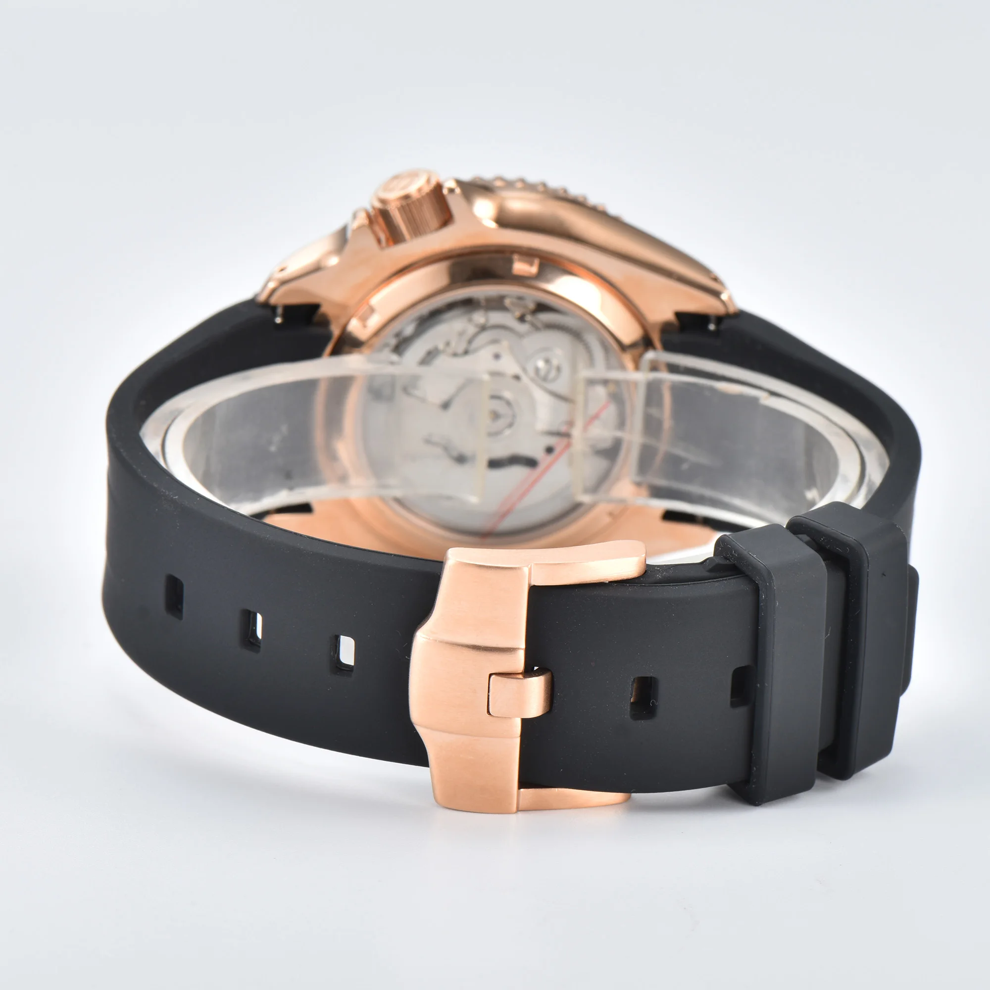 Skx 007 relógio ouumashi relógio nh36 nh35 arco-íris dial movimento mecânico automático cinto de borracha safira relógio à prova dwaterproof água