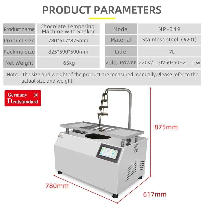 Commercial chocolate thermostat Chocolate automatic chocolate thermostat melting machine