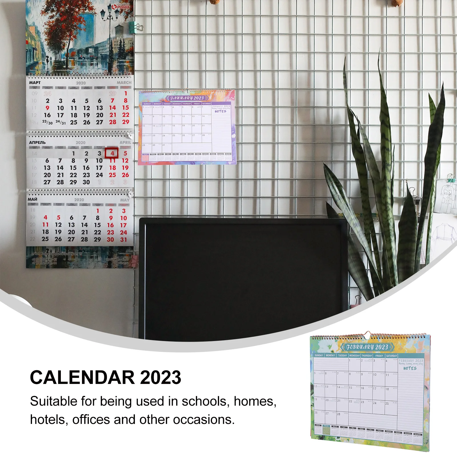 

Creative 2023 Hanging Bedroom Countdown Decorative Home Office Thick Paper Bedroom Wall Calendar Calendar 2023